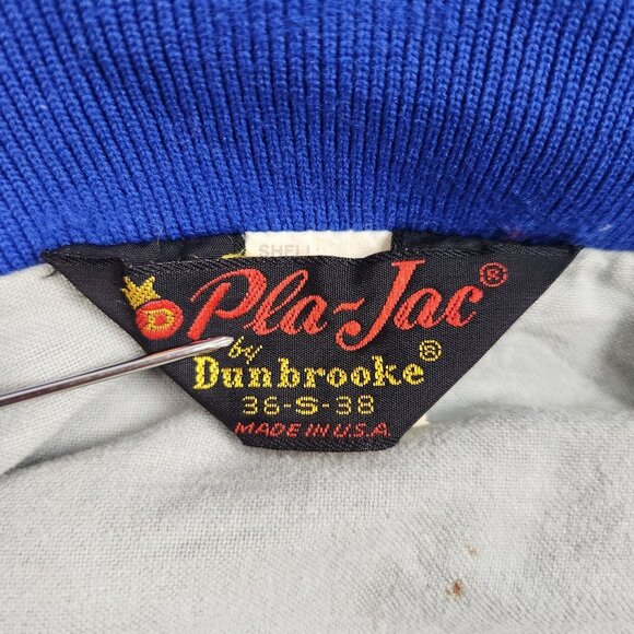 Vintage Satin Bomber Jacket Men's Small Indiana High School Embroidered Varsity - Picture 9 of 12